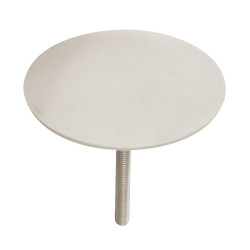 Clou de voirie en inox brossé