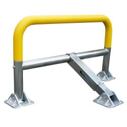 Arceau de parking rabbatable en polyuréthane à mémoire de forme Stopush