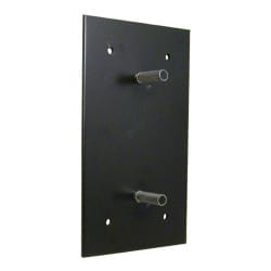 Platine de fixation pour tampon de quai de chargement