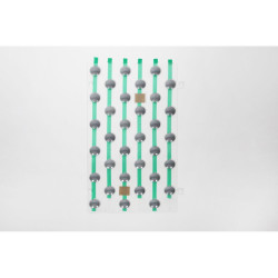 Lot de 5 kits de 33 clous podotactiles auto-adhésifs Iziplot