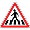Panneau passage pour piétons - A13a