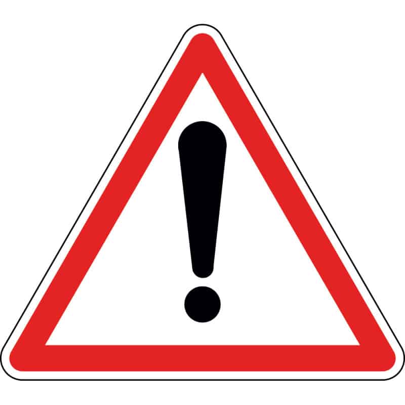 Panneau autres dangers - A14