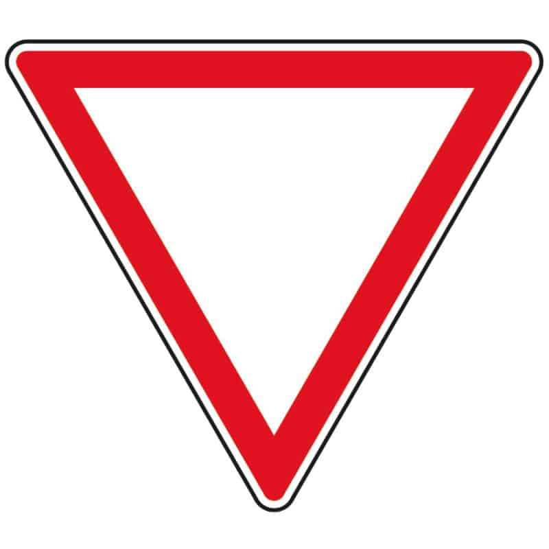 Panneau cédez le passage - AB3a