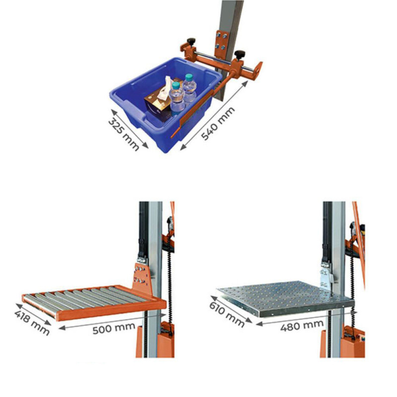 Gerbeur semi-électrique positionneur de travail E