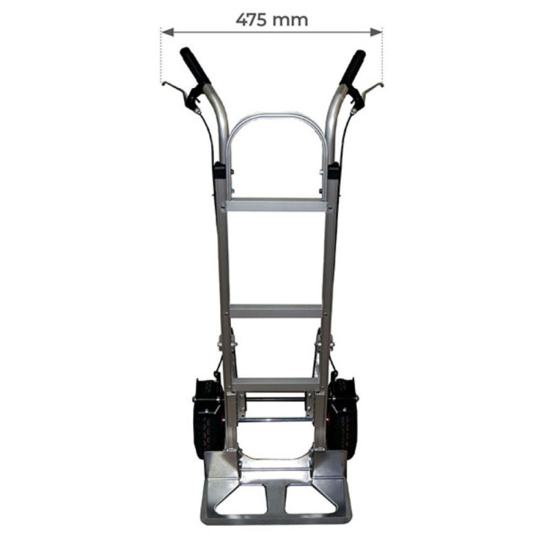 Diable monte escalier avec frein + glissières ST250/FM