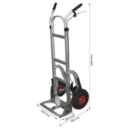 Diable monte escalier avec frein + glissières ST250/FM