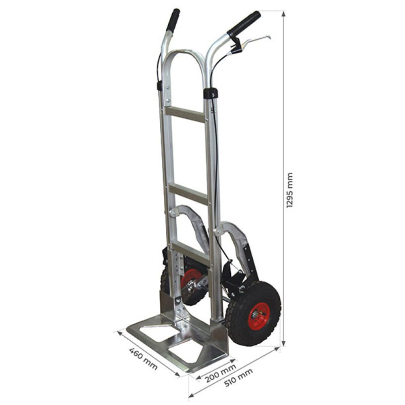 Diable monte escalier avec frein + glissières ST250/FM