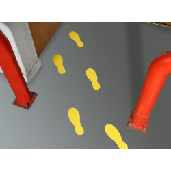 Trace de pas - Marquage au sol Heskins PermaRoute