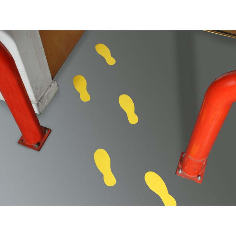 Trace de pas - Marquage au sol Heskins PermaRoute