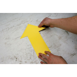 Fleche directionnelle - Marquage au sol Heskins PermaRoute