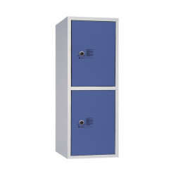 Grand casier consigne sans socle 2 casiers par colonne