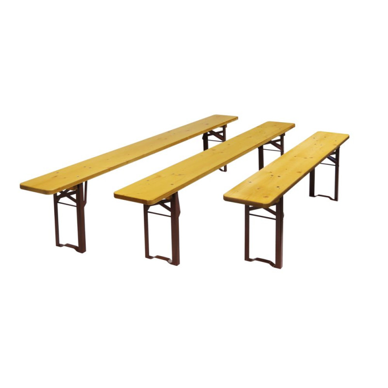 Banc pliant en bois massif