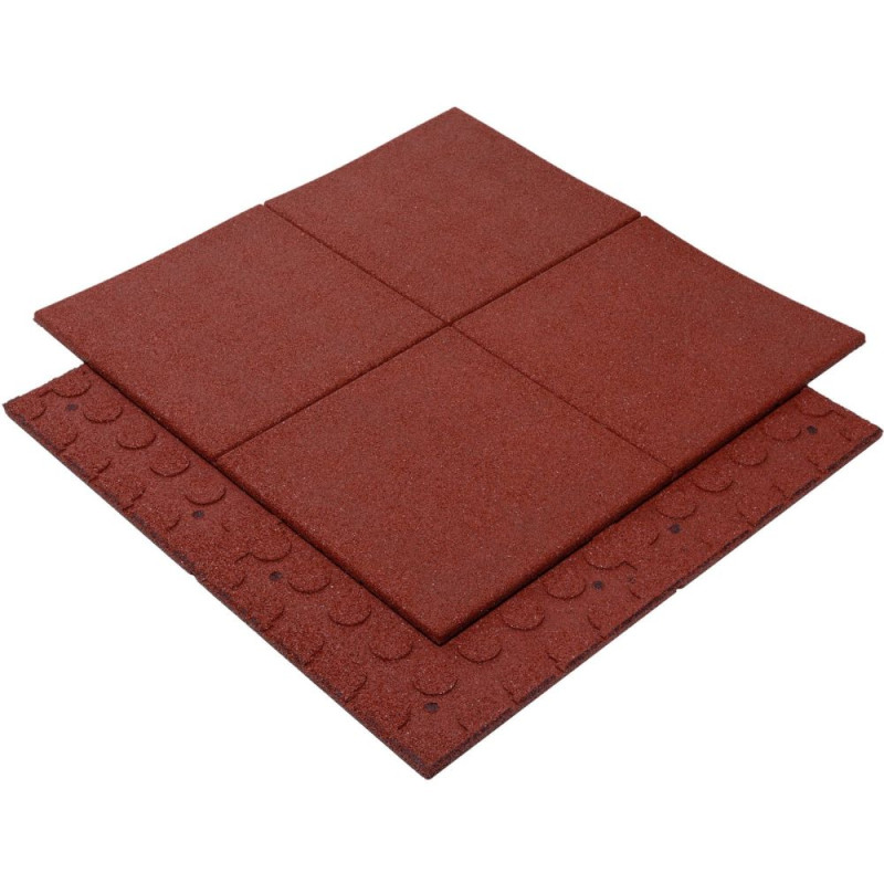 Dalle de sol amortissante aire de jeux - 100x100 cm