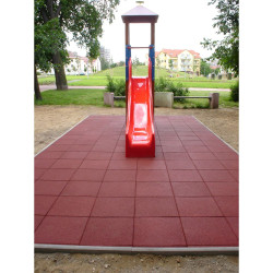 Dalle de sol amortissante aire de jeux - 100x100 cm