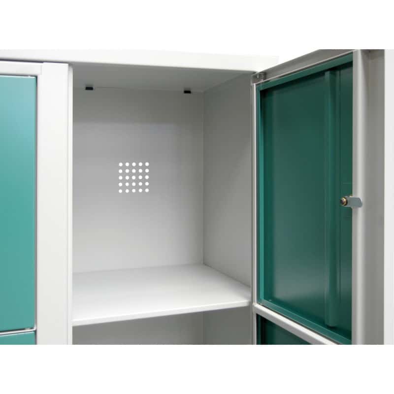 Casiers bas L790S visitables et sécurisés de 1 à 2 colonnes de 3 cases (3 à 6 casiers)