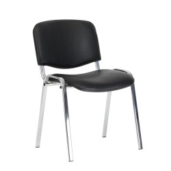 Chaise visiteur smili cuir CVE