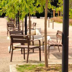 Chaise Citizen en plastique recyclé et recyclable