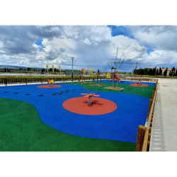 Balançoire circulaire à bascule 4 places Benito Flop