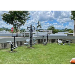 Horse rider outdoor fitness d'extérieur - Rowing