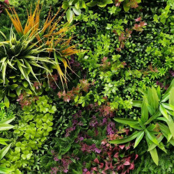 Mur végétal artificiel - Feuillage Forêt Tropicale