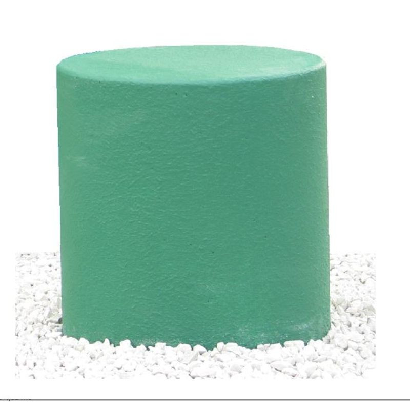 Borne de ville ronde en béton - Bègles