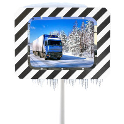 Miroir routier réglementaire 90° - Premium antigivre