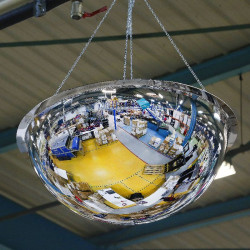 Miroir hémisphérique d'intérieur avec vision à 360°
