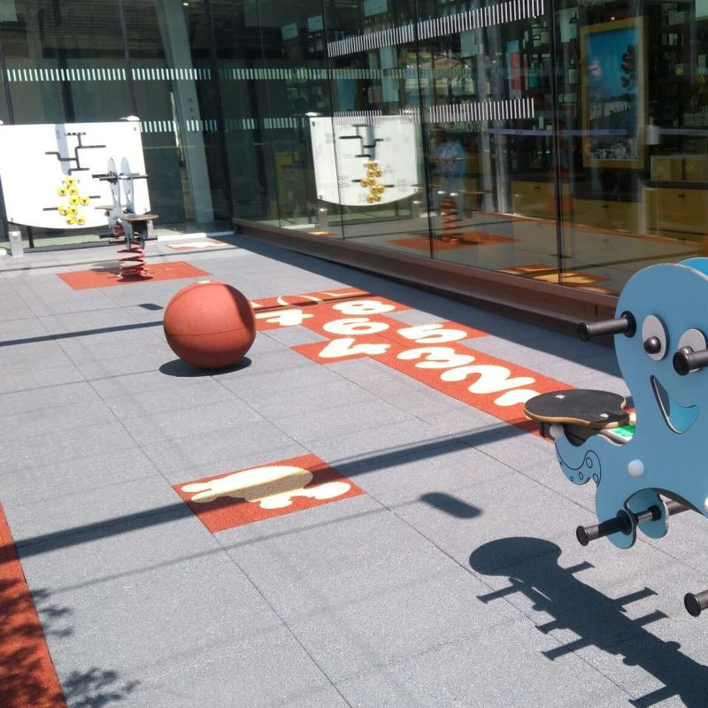 Dalle Hexdalle XE Ludique 50x50 cm - Animaux, chiffre, mots