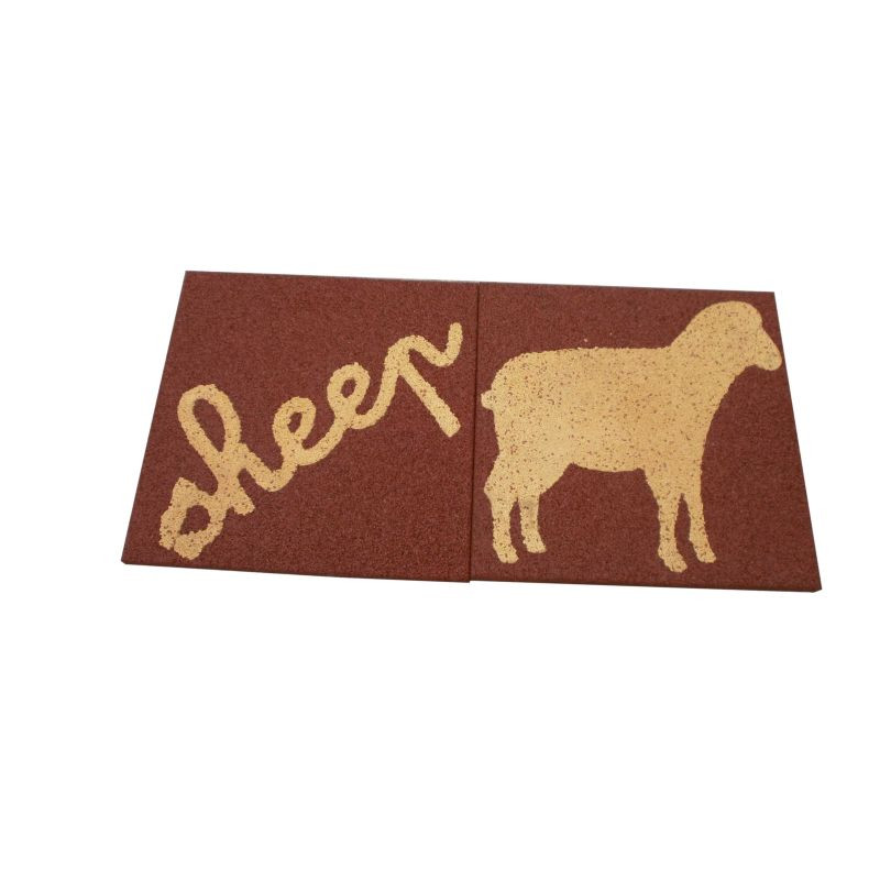 Dalle Hexdalle XE Ludique 50x50 cm - Animaux, chiffre, mots