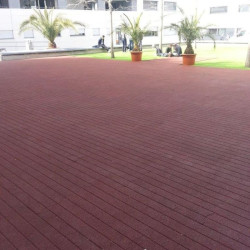 Pavé autobloquant ou lame en caoutchouc Hexdalle Dalamat Renforcée