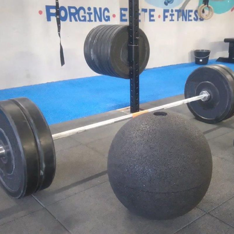 Boule fitness 40, 50, 60, 70 kg Hexdalle Hexball Atlas Gum caoutchouc