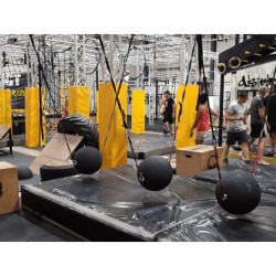 Boule fitness en caoutchouc Hexdalle Hexball Ninja