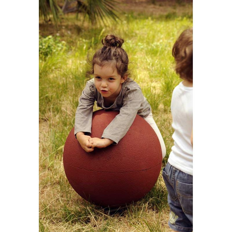 Hexdalle boule d'équilibre 43 cm en caoutchouc pour aire de jeux