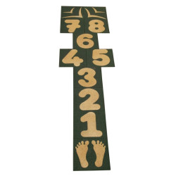 Hexdalle jeu de la Marelle en caoutchouc et EPDM