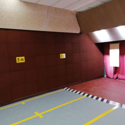 Dalle de mur anti ricochet pour stand de tir - Hexdalle