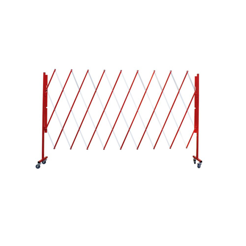Barrière extensible 3.20 m sur roulettes