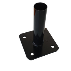 Fixation au sol pour barrière de protection de quai