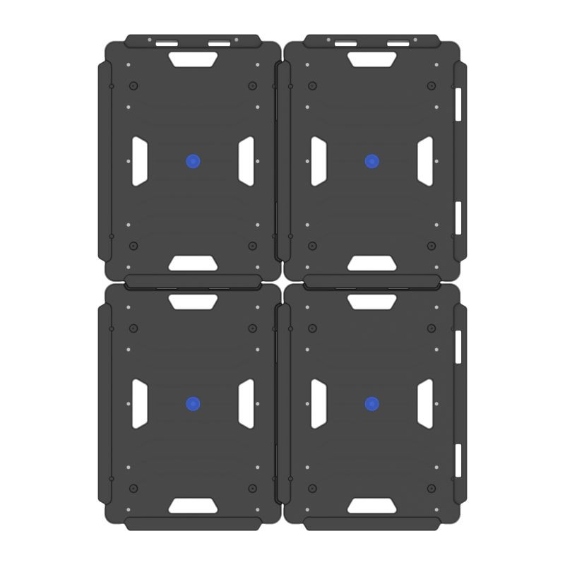 Plateau de transport avec roues repliables - RP602