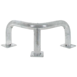 Viso BARA - Etrier en galva pour protection d'angle 3 pieds