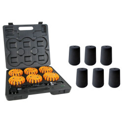 Viso RC101FLASH - Lampes flash + adaptateurs pour cônes de chantier