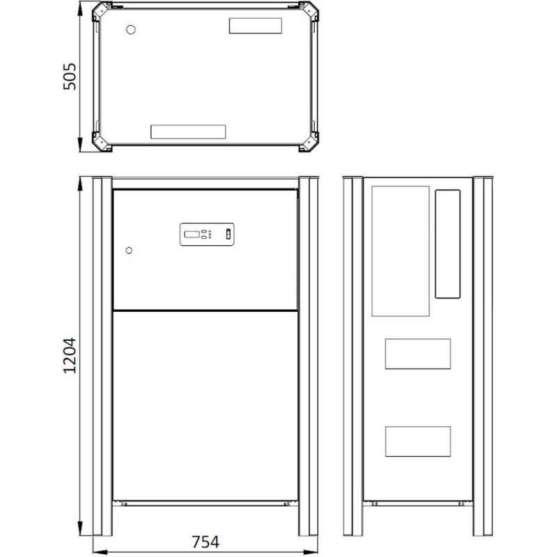Source centralisée à courant alternatif PCC - autonomie 6h