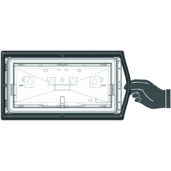 Protection caoutchouc noir pour BAES et LSC Chloride IK10