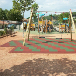 Dalle 50x50 cm Hexdalle XE pour aire de jeux