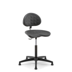 Siège assis debout TRACTOR - Mousse injectée & simili cuir