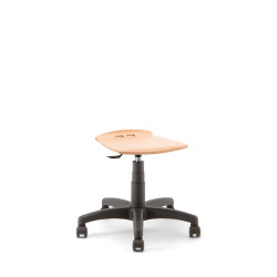 Tabouret technique assis debout BOW - Bois