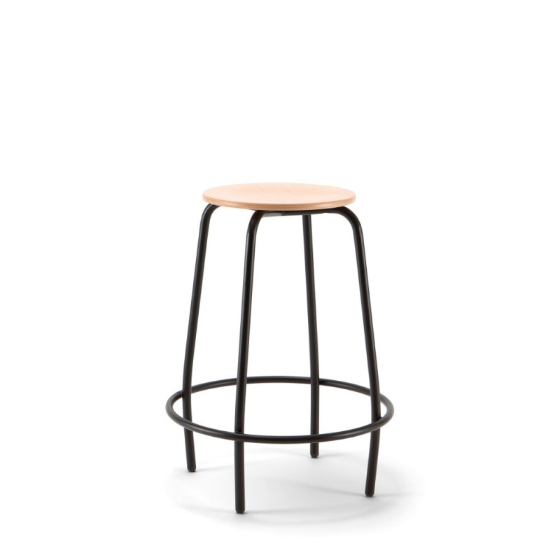 Tabouret technique 4 pieds MEA WOOD - Bois