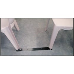 Chaise empilable en résine de synthèse Denver - Classement feu M2