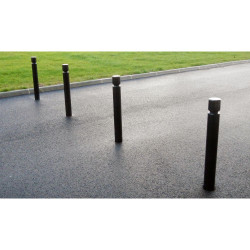 Potelet anti stationnement en acier - Tête 1 gorge