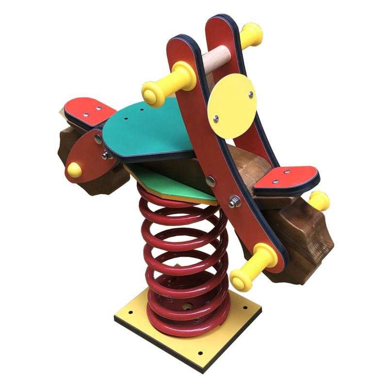 Jeu sur ressort Moto Natura Kenny Bike - Loisirs Aménagements