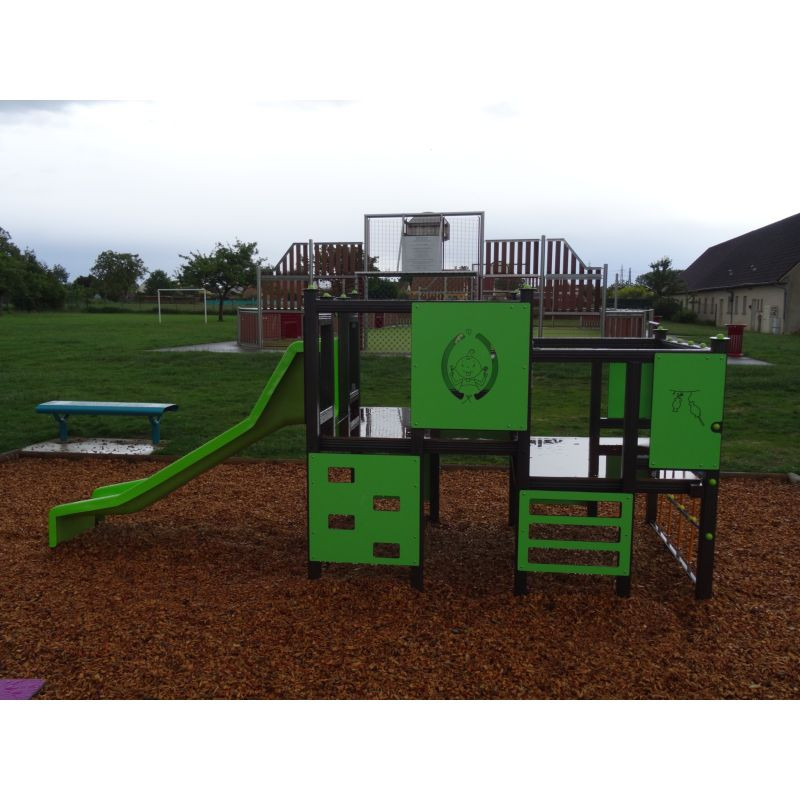 Structure à grimper d'extérieur Corsaire Alu - Loisirs Aménagements